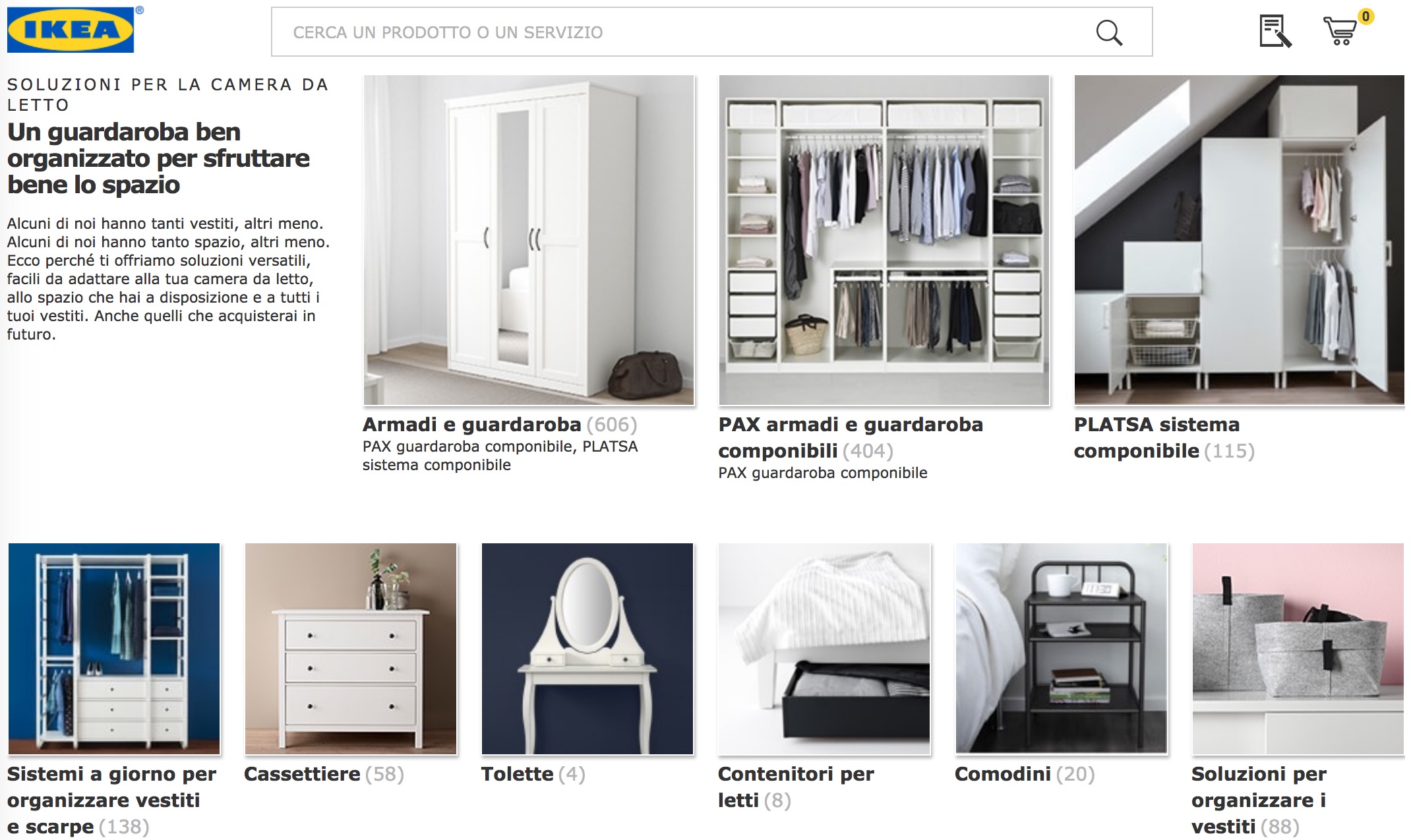 Ikea: il web store per mobili ed accessori